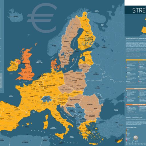 Strefa Euro – mapa